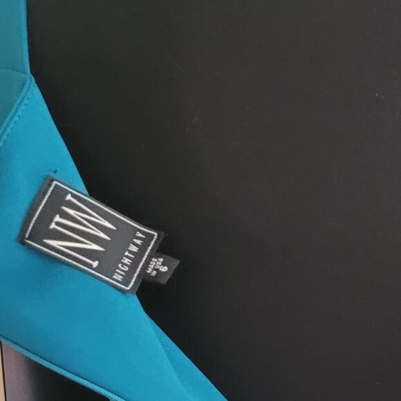 Nightway Evening Gown Jersey Knit Sz 6 - Picture 3 of 4